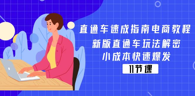 （11537期）直通车 速成指南电商教程：新版直通车玩法解密，小成本快速爆发（11节）-追梦聊项目