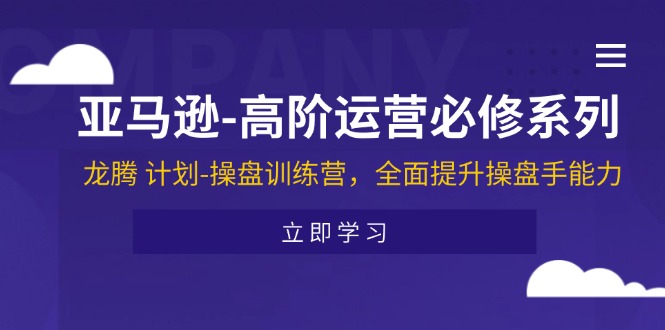 （11625期）亚马逊-高阶运营必修系列，龙腾 计划-操盘训练营，全面提升操盘手能力-追梦聊项目