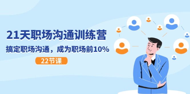 21天职场沟通特训营，搞定职场沟通，成为职场前10%（22节）-追梦聊项目