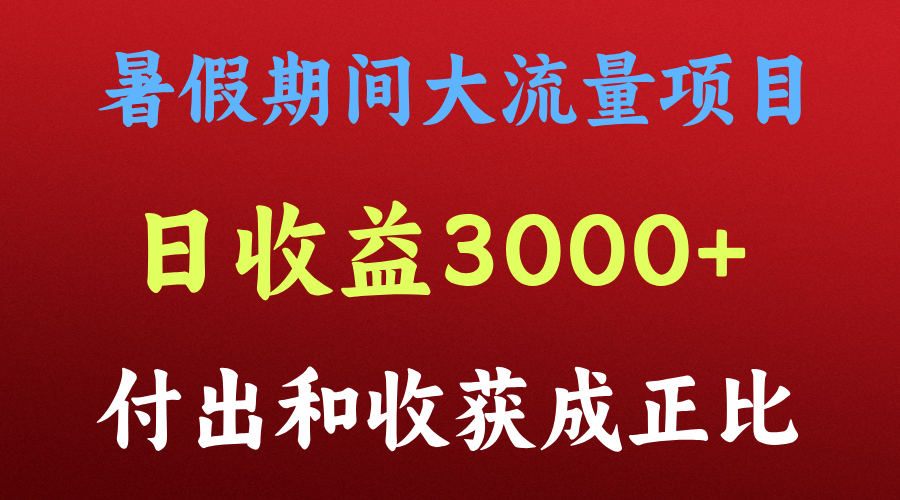 一天收益3000+，暑假期间， 这个项目才是真火-追梦聊项目
