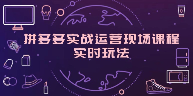 （11759期）拼多多实战运营现场课程，实时玩法，爆款打造，选品、规则解析-追梦聊项目