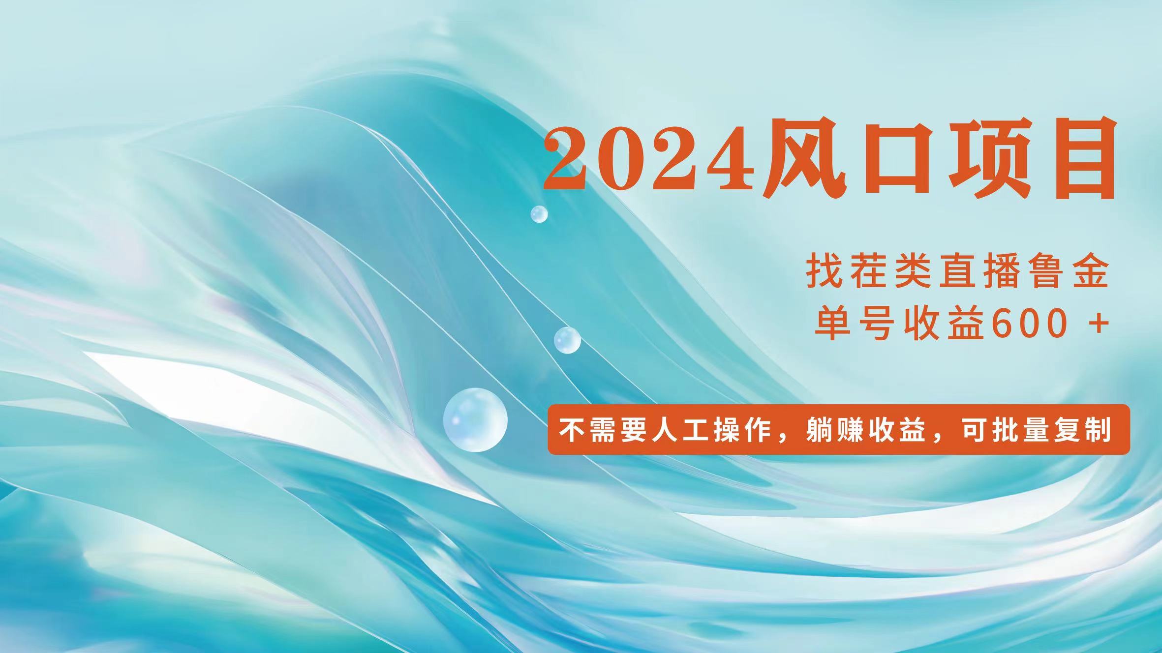 （11868期）小白轻松入手，当天收益600➕，可批量可复制-追梦聊项目