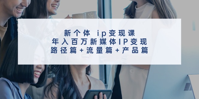 （11971期）新个体 ip变现课，年入百万新媒体IP变现，路径篇+流量篇+产品篇-追梦聊项目