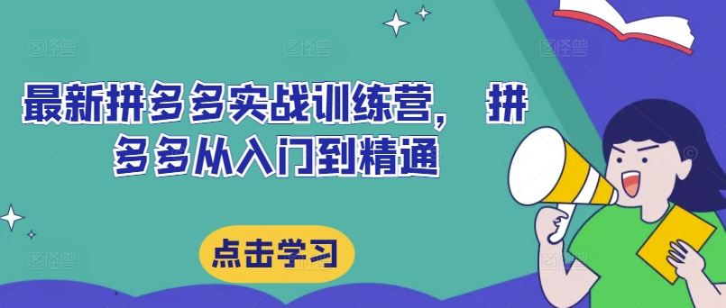 最新拼多多实战训练营， 拼多多从入门到精通-追梦聊项目