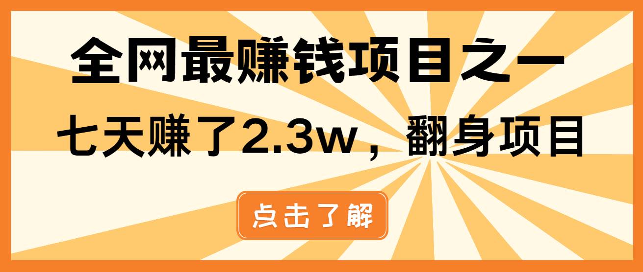 （13674期）小白必学项目，纯手机简单操作收益非常高!年前翻身！-追梦聊项目