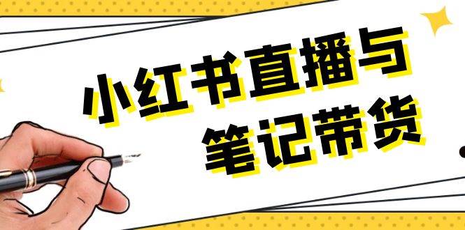 小红书直播与笔记带货：选品、上架、笔记写作、视频剪辑及直播话术等-追梦聊项目