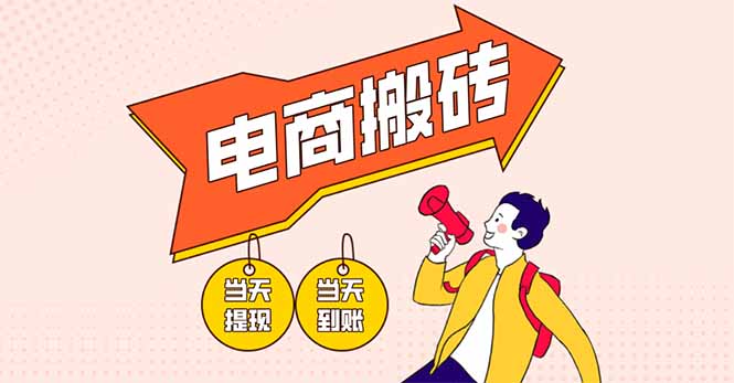 电商搬砖项目，单机日收益300+，非常暴力，小白上手就会-追梦聊项目