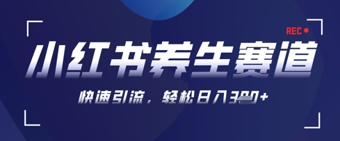 AI+可画生成小红书养生作品，新手暴力起号，矩阵操作，轻松日入3张+-追梦聊项目