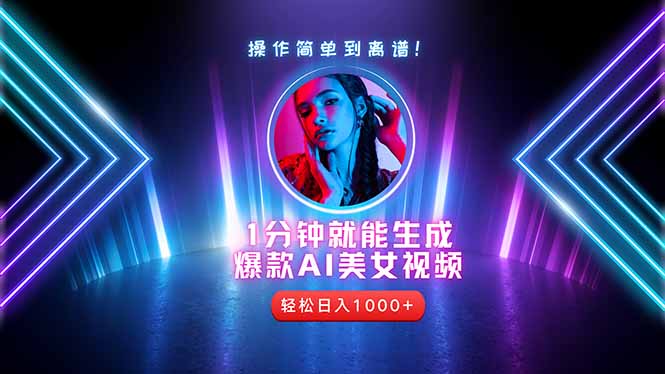2025年最强副业：用AI做短视频，从零开始打造爆款账号！-追梦聊项目