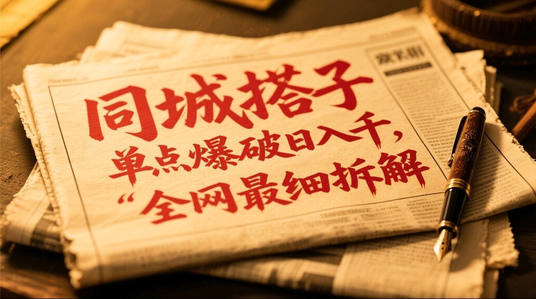 同城搭子群19.9单点爆破日入千，搭子组局月入万，全网最细拆解-追梦聊项目