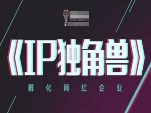 IP独角兽，孵化网红企业，ip教程-追梦聊项目