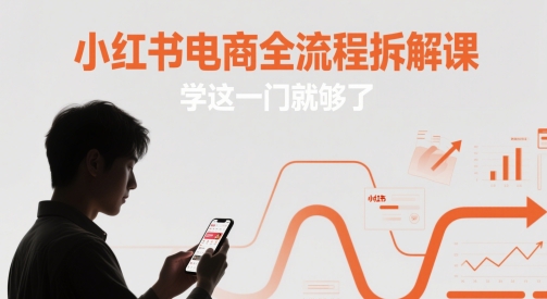小红书电商全流程拆解课，学这一门就够了-追梦聊项目