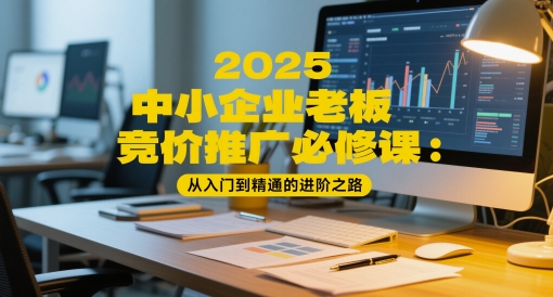 2025中小企业老板竞价推广必修课：从入门到精通的进阶之路-追梦聊项目