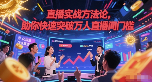 直播实战方法论，助你快速突破万人直播间门槛-追梦聊项目