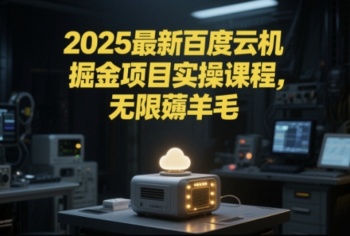 2025最新百度云机掘金项目实操课程单窗口保底5-10元月收益单窗口150+【揭秘】-追梦聊项目