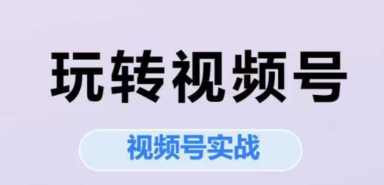 玩转视频号，视频号实战系列课-追梦聊项目