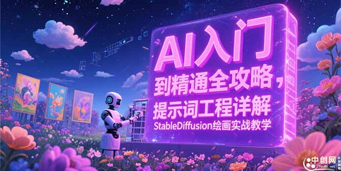 AI入门到精通全攻略，提示词工程详解，StableDiffusion绘画实战教学-追梦聊项目