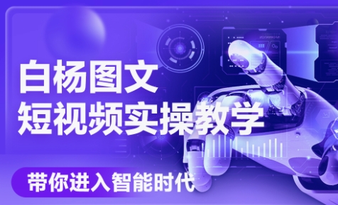 白杨老师·Ai图文短视频实操课(更新6月)-追梦聊项目