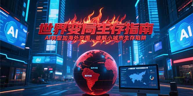 付费文章《世界变局生存指南，AI转型加海外突围，破解小城市生存陷阱》-追梦聊项目