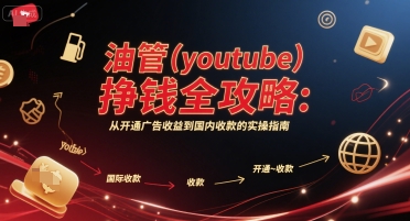 油管(youtube)挣钱全攻略：从开通广告收益到国内收款的实操指南-追梦聊项目