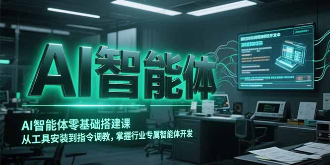 AI智能体零基础搭建课，从工具安装到指令调教，掌握行业专属智能体开发…-追梦聊项目