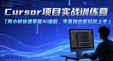Cursor项目实战训练营，两小时快速掌握AI编程，零基础也能轻松上手-追梦聊项目