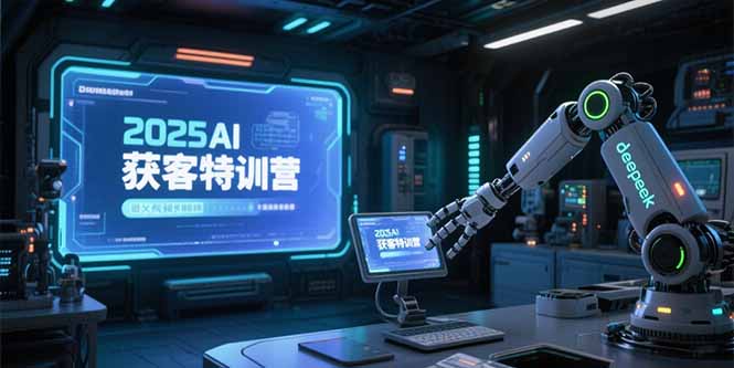 2025AI获客特训营，AI图文视频全制作，deepseek工具实操教学-追梦聊项目
