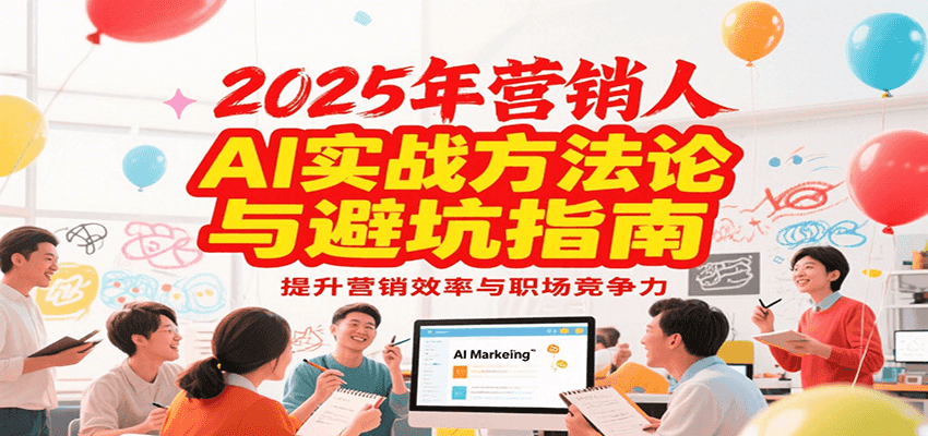 2025年营销实战方法论与避坑指南，利用AI提升营销效率与职场竞争力-追梦聊项目