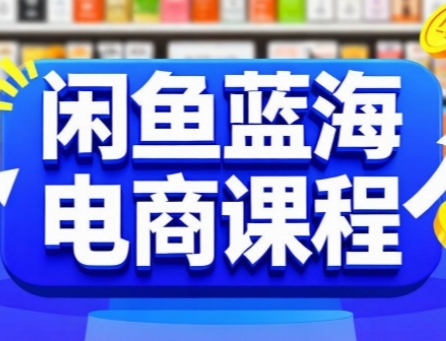 闲鱼蓝海电商课程，手把手助你快速上手，轻松实现闲鱼稳定盈利-追梦聊项目