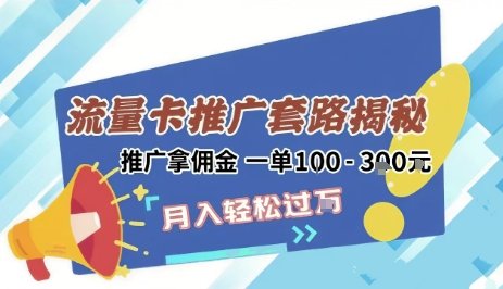 2025年外面卖1500的流量卡项目最新玩法，绿色无门槛对新手非常友好，日入3张+-追梦聊项目