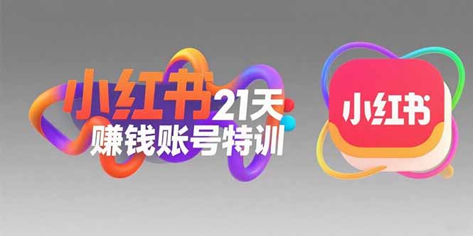 小红书21天赚钱账号特训：黄金定位技巧，高转粉文案创作，科学引流策略-追梦聊项目