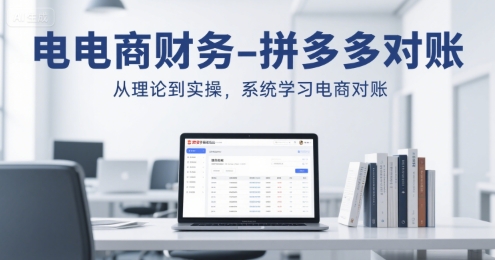 电商财务-拼多多对账，从理论到实操，系统学习电商对账-追梦聊项目