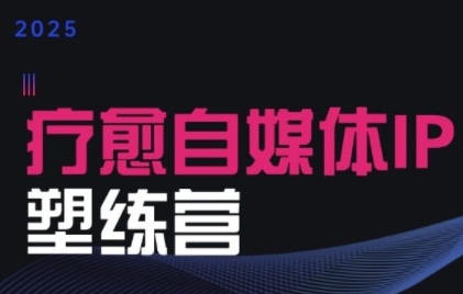 2025治愈自媒体IP训练营，专为疗愈领域从业者打造-追梦聊项目