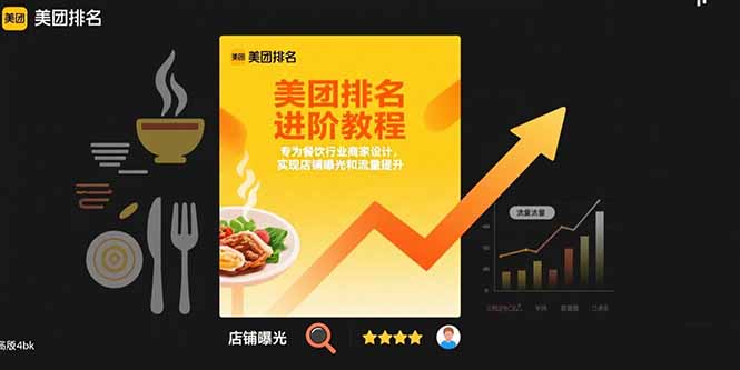 美团排名进阶教程：专为餐饮行业商家设计，实现店铺曝光和流量提升-追梦聊项目