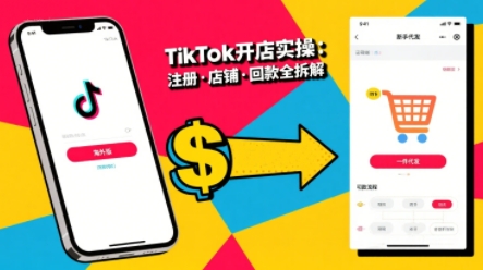 TikTok从开店到投流的进阶课，从基础实操到高阶技巧一网打尽-追梦聊项目