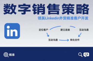 数字销售策略领英LinkedIn外贸精准客户开发-追梦聊项目