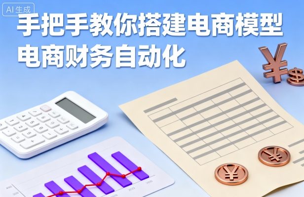 手把手教你搭建电商模型-电商财务自动化-追梦聊项目